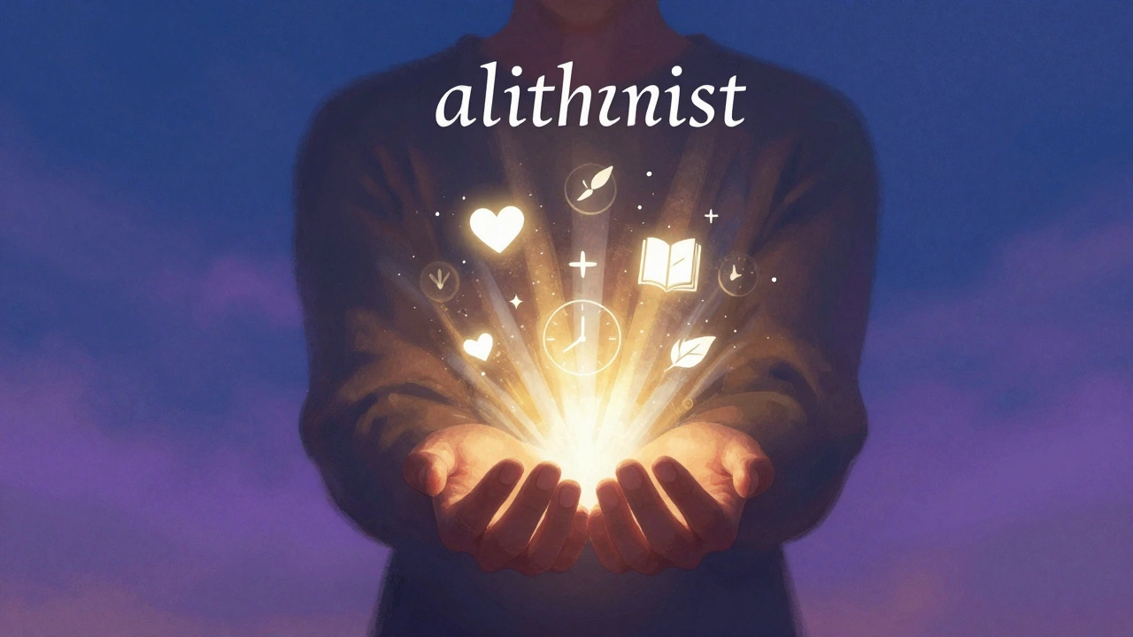 Symbolic art of a person holding glowing light representing selfless giving