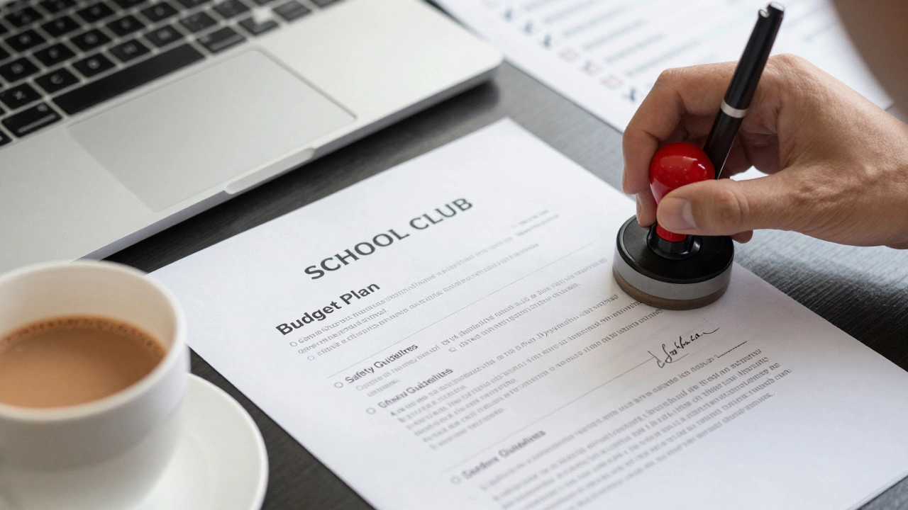 Detailed school club proposal document ready for submission